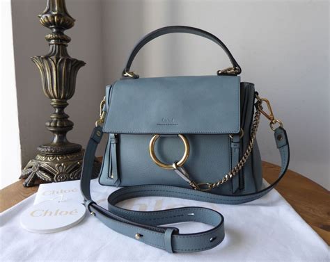 chloe faye bag cloudy blue|chloe faye bag celebrities.